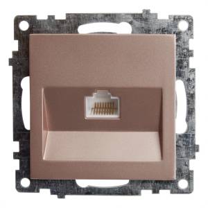 Розетка компьютерная RJ-45 Stekker Катрин 39599