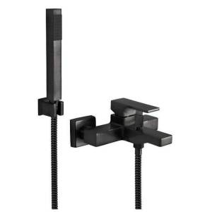 Смеситель для ванны Remer Absolute AU02CFP черный брашированный хром