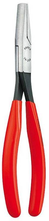 Плоскогубцы KNIPEX монтажные, плоские губки 33 мм, 200 мм, чёрные, 1К ручки