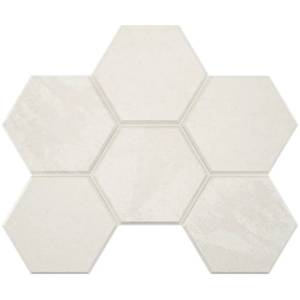 Мозаика Estima Luna 39616 Mosaic/LN00_NS/TE00_NS/25x28,5/Hexagon White 25x28.5