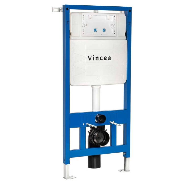 Инсталляция для подвесного унитаза Vincea VIS-601, 500x1112, цвет сине-белый
