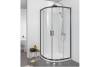 Душевой уголок Aquatek AQ ARI RO 09020BL профиль черный, стекло прозрачное 90x200 фото 5