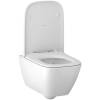 Унитаз подвесной Geberit Smyle Square 500.683.00.2 с крышкой-сиденьем микролифт фото 2