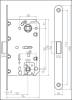 Магнитная сантехническая защелка ADDEN BAU WC-5096 MAG GRAPHITE 940002023046 бесшумная фото 2