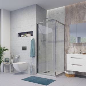 Душевой уголок Niagara Nova NG-62-9A-A70 90x70, прямоугольный, хром