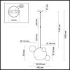 Подвесной светодиодный светильник Odeon Light L-vision Bubbles 4640/12LA фото 3