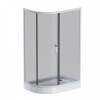 Душевой уголок AM.PM Like W83G-302U120CG64 120x80 профиль матовый хром, стекло тонированное