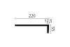 Профиль NMC Wallstyl WS1 240x5.5x22 фото 2