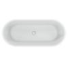 Акриловая ванна AQUAme AQM3501MW 167.6x75, белый матовый фото 3
