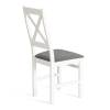 Стул Tetchair Crossman 20020 white, ткань тёмно-серая (150) разобранный 100x41x40 фото 3