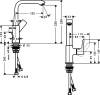 Смеситель для раковины Hansgrohe Metris 31087000 фото 12