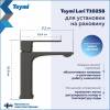 Смеситель для раковины Teymi Lori T10258 графит матовый фото 3