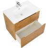 Тумба с раковиной Belbagno Etna H-60 ETNA-H60-800-2C-SO-RN-P 80x45x60 Rovere Nature подвесная с двумя выкатными ящиками, с доводчиками фото 4