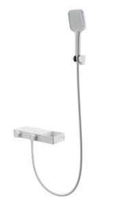 Смеситель для ванны Wonzon & Woghand WW-B2551-MW с душем и термостатом, белый матовый