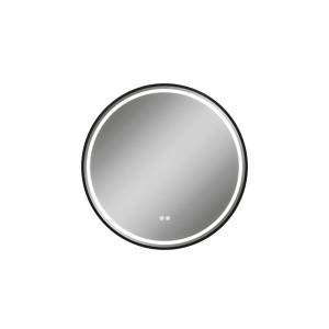 Зеркало Teymi Lina Supernova Black T20122 с подсветкой и подогревом, сенсор, круглое, D60