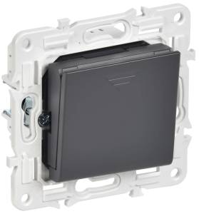 Выключатель карточный IEK Skandy SK-V11-0-10-K48 титан