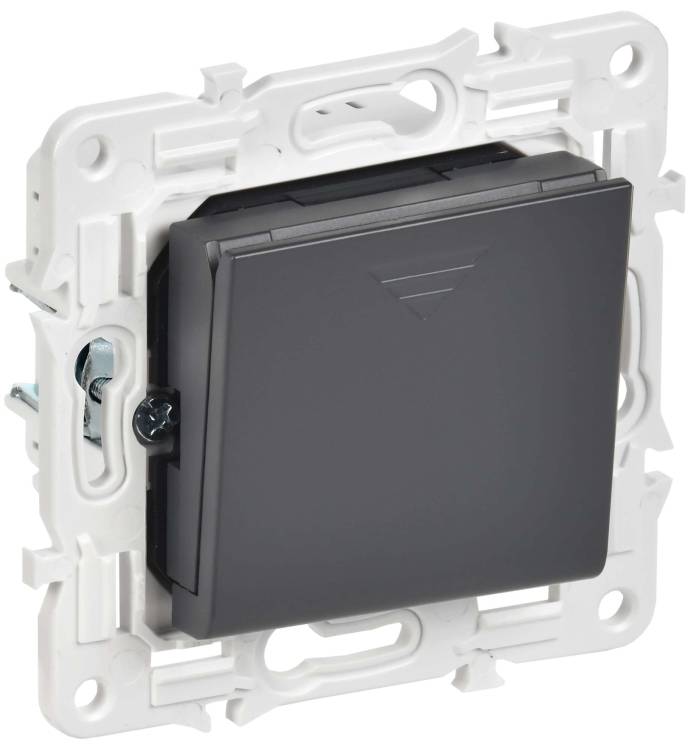 Выключатель карточный IEK Skandy SK-V11-0-10-K48 титан