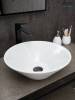 Раковина Gid Esfera N9102 51210 белая, 42x42x15