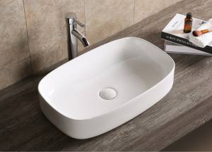 Раковина Cerutti Spa CR0045 белая, 59x37