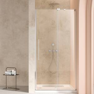Душевая дверь в нишу Vincea Walk-In (Волк-Ин) VDS-4WSL120CL-R профиль хром, стекло прозрачное, 120x200