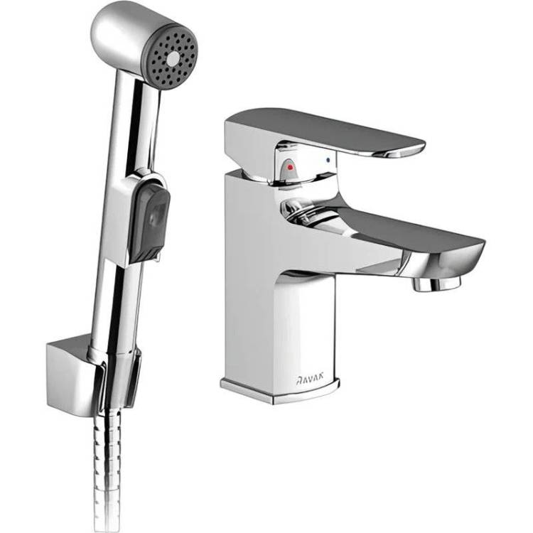Смеситель для раковины Ravak X070076 BM 011.00 с гигиеническим душем