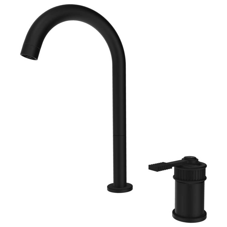 Смеситель для раковины Remer Atelier AL57LNO черный матовый