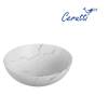 Раковина Cerutti Spa CR3301MWM2 белая матовая, 40x14