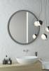 Зеркало Art&Max Napoli AM-Nap-800-DS-F-Grey серый матовый, с подсветкой, 80x80 фото 10