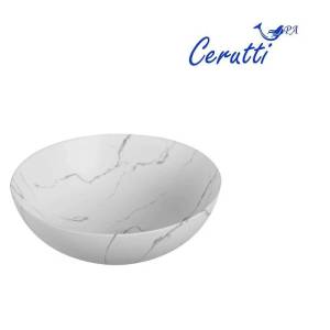 Раковина Cerutti Spa CR3301MWM2 белая матовая, 40x14