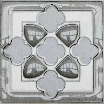 Вставка Lasselsberger Ceramics Бьянка Каррара 7301-0002 белый 7х7