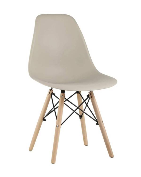 Стул Stool Group Eames Style DSW Y801-V SEAT beige DUAL бежевый