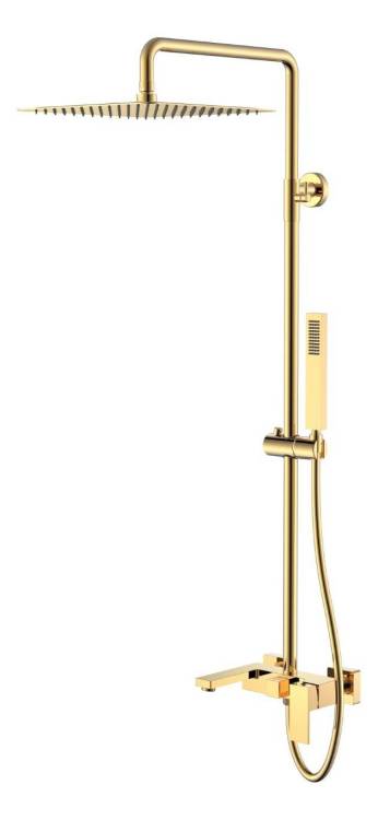 Стойка для душа Boheme Qubic 478-G Gold