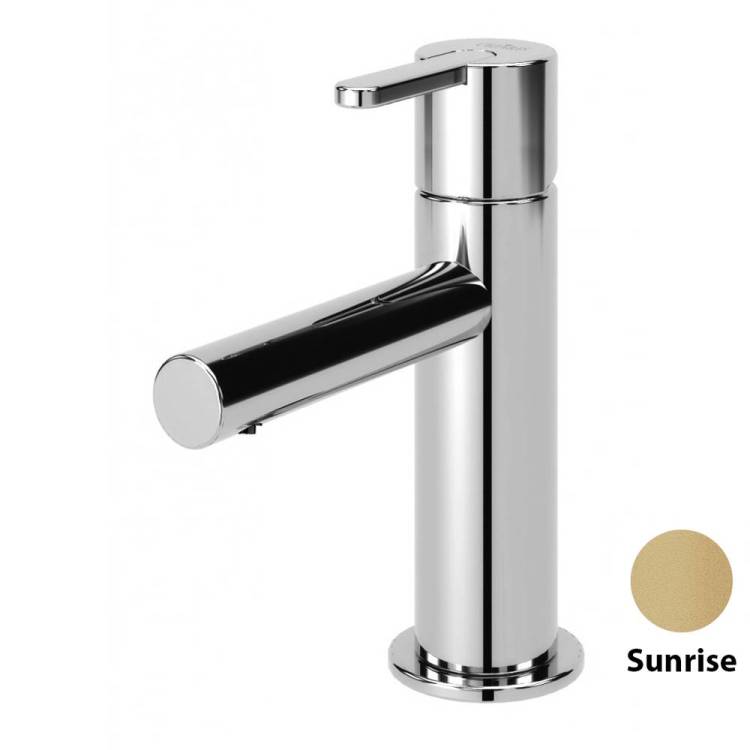 Смеситель для раковины Cezares Leaf LEAF-LSM1-SR золотой