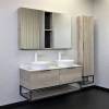 Тумба с раковиной Comforty Порто-120-2 00-00008910 дуб дымчатый фото 4