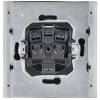 Розетка 1-местная с заземлением, шторками и крышкой IEK Forte&Piano FP-R16-16-44-M-K37 шампань фото 3