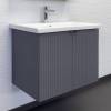 Тумба с раковиной Comforty Лима-70П 00-00015478 антрацит