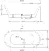 Акриловая ванна BelBagno BB61-1700-W0 170x75 фото 2