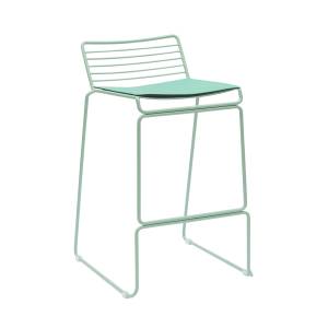 Стул полубарный Stool Group Danny DN-S26 green зеленый, с подушкой