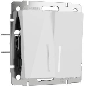 Выключатель двухклавишный Werkel W1120141