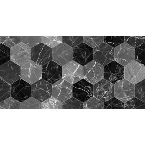 Декор Beryoza Ceramica Дайкири Черный 30x60