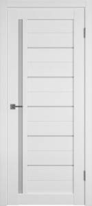 Межкомнатная дверь Владимирская Фабрика Дверей Atum 1 Snow стекло White Cloud 900x2000