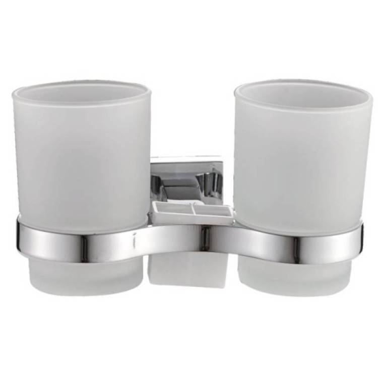 Стакан Haiba HB8608 двойной, хром