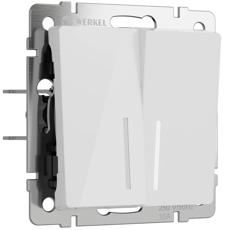 Выключатель двухклавишный Werkel W1120141