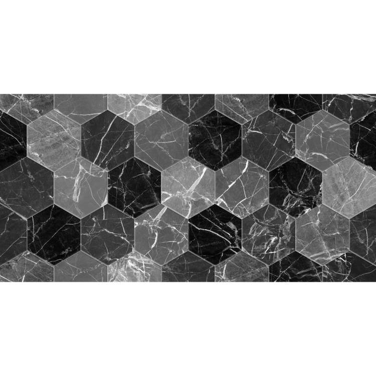 Декор Beryoza Ceramica Дайкири Черный 30x60