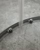 Душевой уголок Cezares MOLVENO-RH-2-120/100-C-GM-IV профиль оружейная сталь, стекло прозрачное, 120x100x195 фото 5