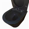 Унитаз подвесной Comforty 105MB 00-00007650 черный, с быстросъёмным сиденьем из дюропласта SoftClose фото 3