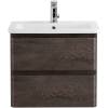 Тумба с раковиной Belbagno Albano-Cer ALBANO-CER-500-2C-SO-RNG 47x44x50 Robere Nature Grigio подвесная с двумя выкатными ящиками