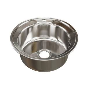 Мойка кухонная Mixline ML 528185 51x51 хром