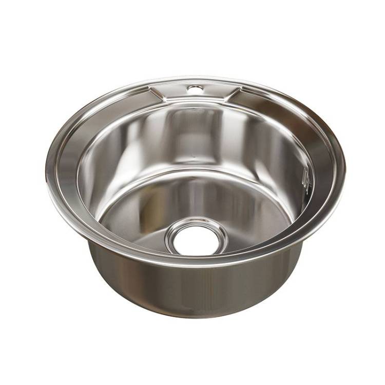 Мойка кухонная Mixline ML 528185 51x51 хром