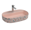 Раковина Isvea Infinity 60 10NF65060SV-2S-TRZ лососевый матовый, 60x40
